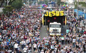 vans para Marcha para Jesus